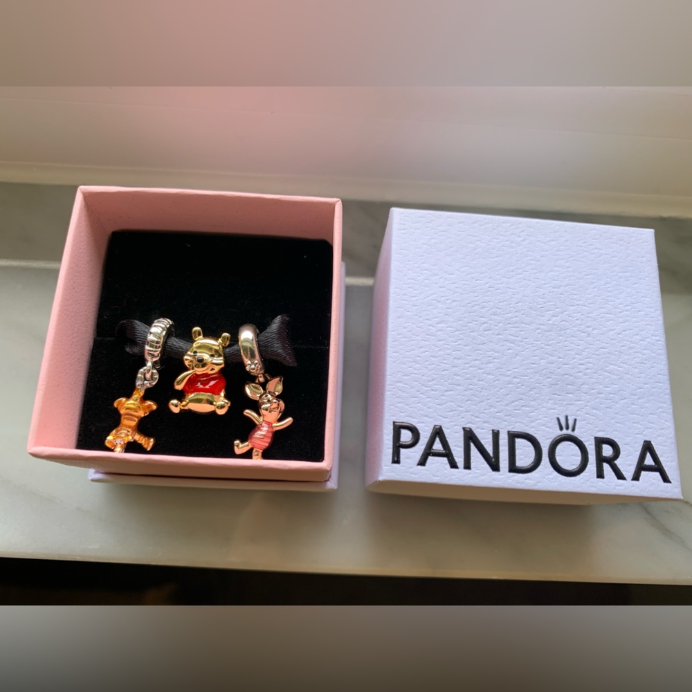 Pandora | Disney Winnie the Pooh charms, Winnie, Piglet & Tigger New!!